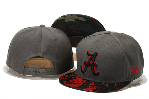 NCAA Alabama Crimson Tide 47b Snapback Hat #01